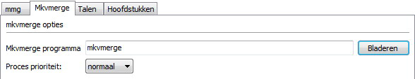 Selecteren van mvkmerge.exe