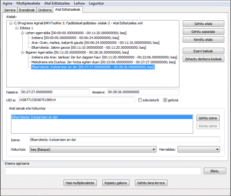 the chapter editor