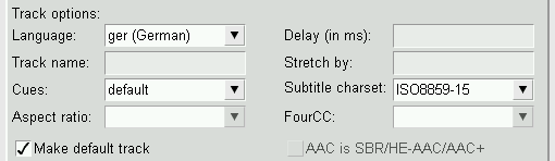 typical options for a text subtitle track